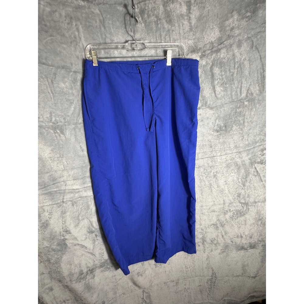 LL Bean Womens Blue Supplex Nylon Drawstring Hiking Crop Pants Size
Medium